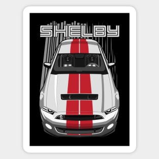 Shelby GT500 S197 - White & Red Sticker